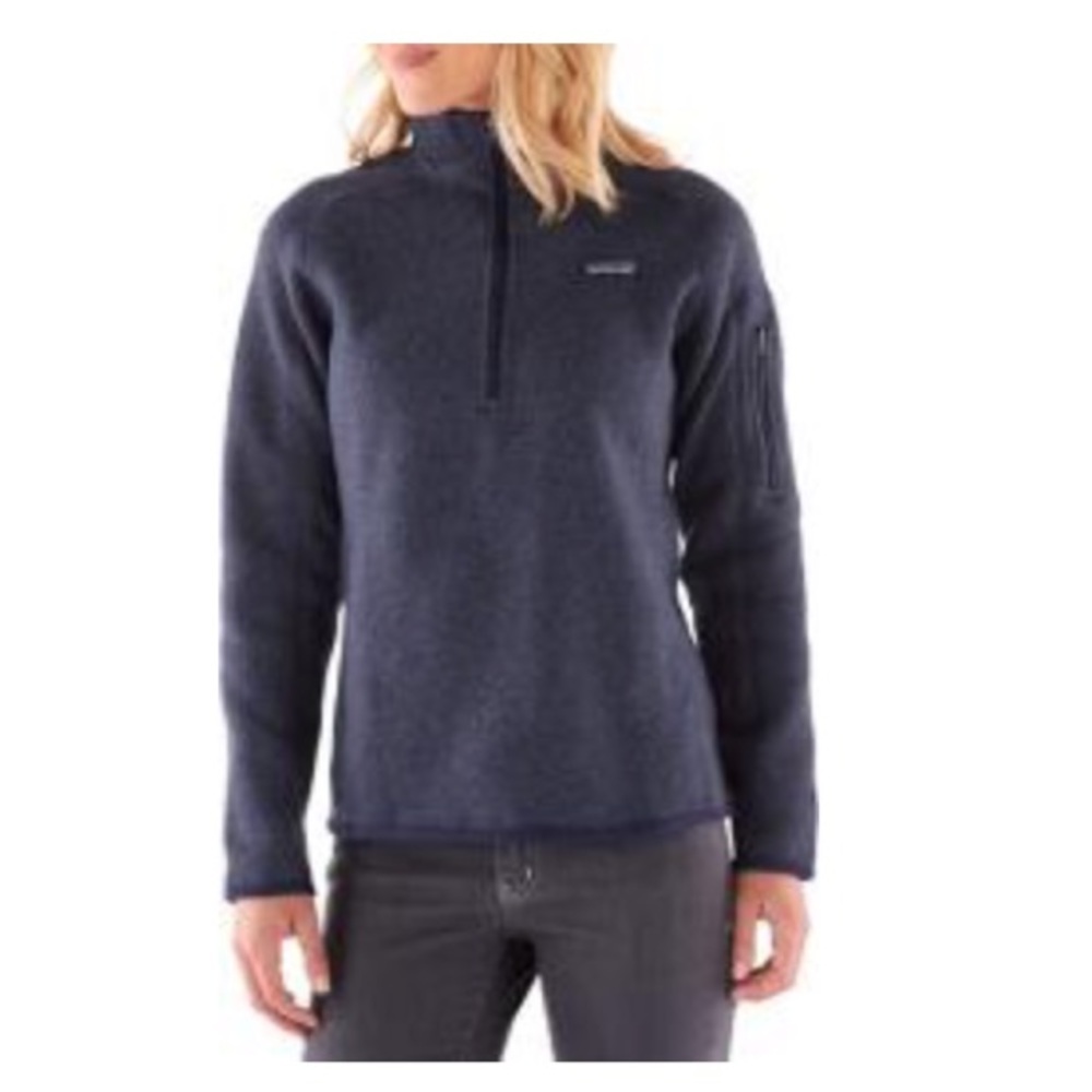 Patagonia navy better sweater 1/4 zip